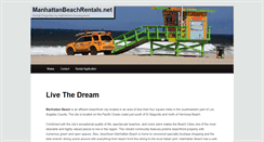 Desktop Screenshot of manhattanbeachrentals.net