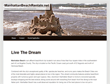 Tablet Screenshot of manhattanbeachrentals.net